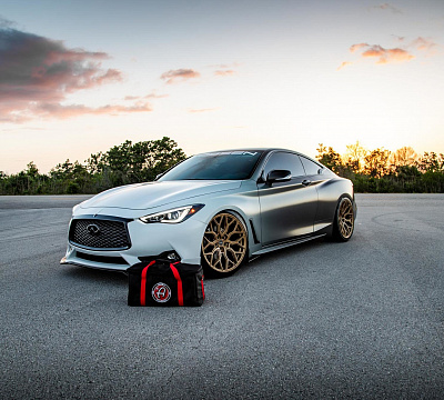 Фото дисков Vossen HF-2 на Infiniti Q60 II