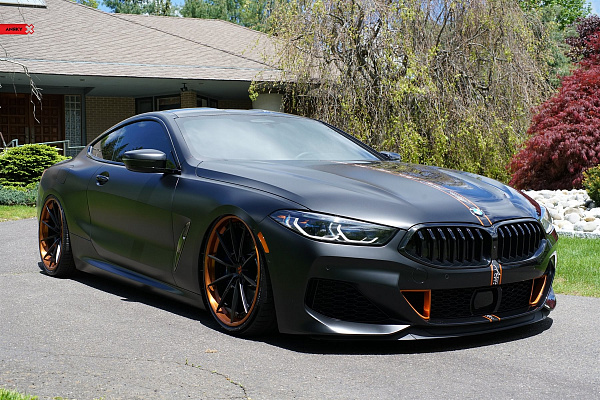 Фото дисков Anrky AN38 Глянцевая медь на BMW 8/M8
