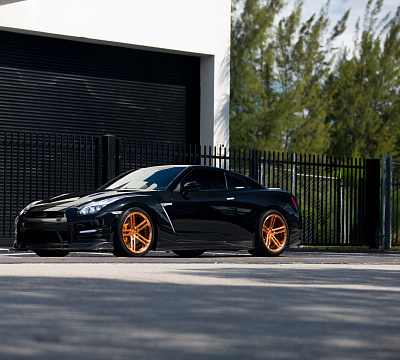 Фото дисков Vossen CG-202 на Nissan GT-R