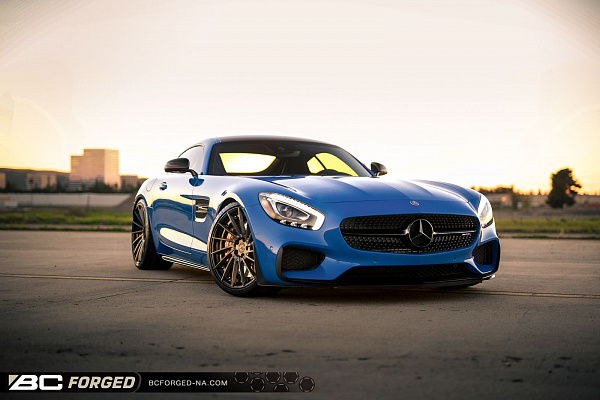Фото дисков BC Forged HCA215 Глянцевый темный лак на Mercedes-Benz AMG GT I