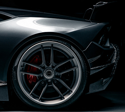 Фото дисков Brixton Forged VL1 на Lamborghini Huracan