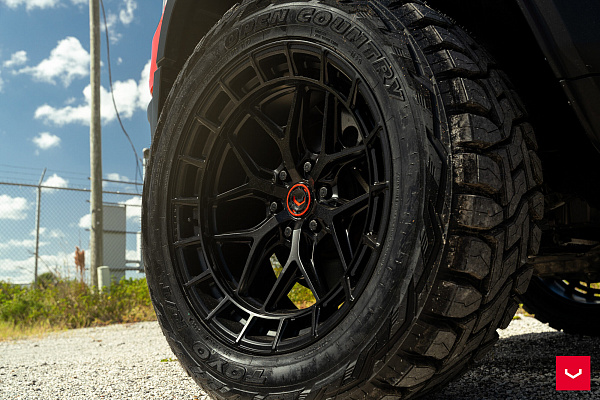 Фото дисков Vossen HFX-1 (6-Lug) Черный сатин на Ram 1500 V