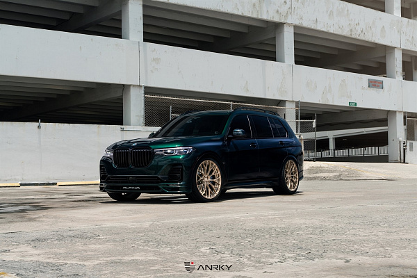 Фото дисков Anrky AN20 Сатиновая шампань на BMW X7 (G07)