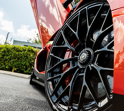 Фото дисков Anrky AN20 на Lamborghini Aventador