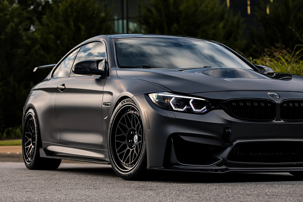 Фото дисков HRE 300 Черный сатин на BMW 4/M4 (F32/F82)