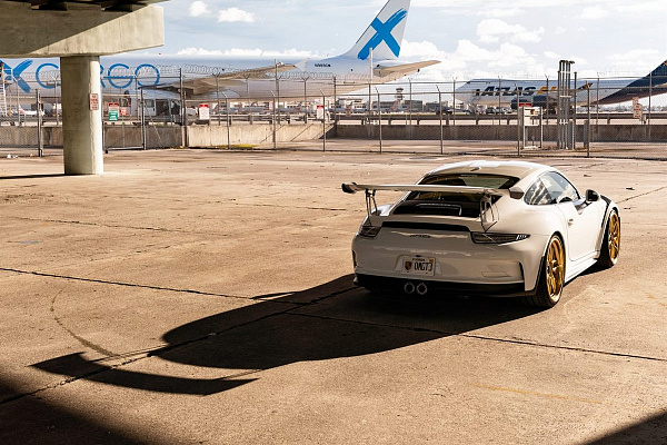 Фото дисков Anrky RS1 Сатиновое золото на Porsche 911 VII