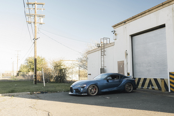Фото дисков Rotiform RPS Сатиновая бронза на Toyota Supra A90