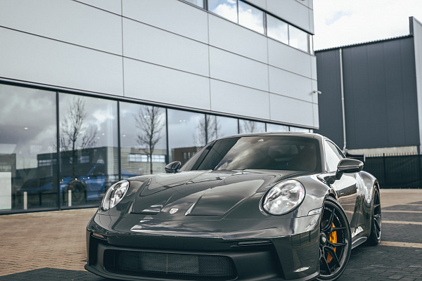 Фото дисков Brixton Forged CM5-R Черный сатин на Porsche 911 VIII