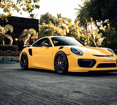 Фото дисков Brixton Forged PF9 на Porsche 911 VII