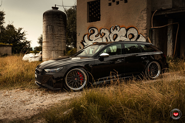 Фото дисков Vossen S17-07 (3-Piece) Черный сатин на Audi A/RS 6 (C8)