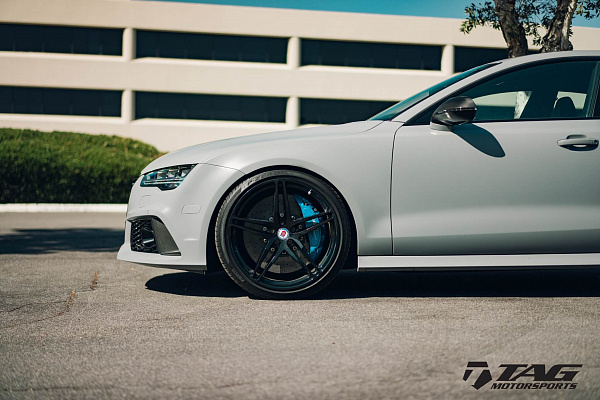 Фото дисков HRE P107 Черный глянец на Audi A/RS 7 (4G)