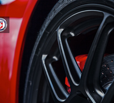 Фото дисков HRE RC104 на Porsche Cayman II