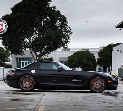 Фото дисков HRE 501 на Mercedes-Benz SLS AMG