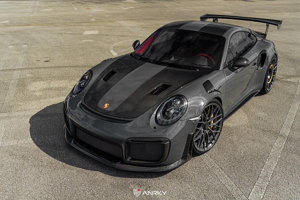Фото дисков Anrky AN20 Aerosport Глянцевый графит на Porsche 911 VII