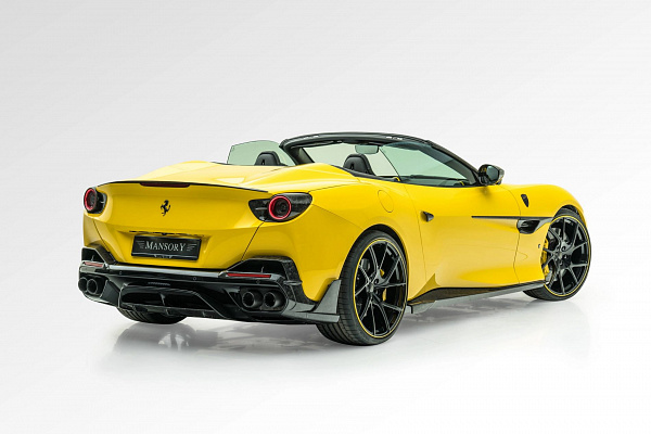 Фото дисков Mansory YT.5 Черный глянец на Ferrari Portofino