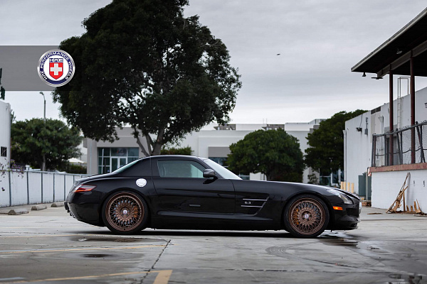 Фото дисков HRE 501 Сатиновая бронза на Mercedes-Benz SLS AMG