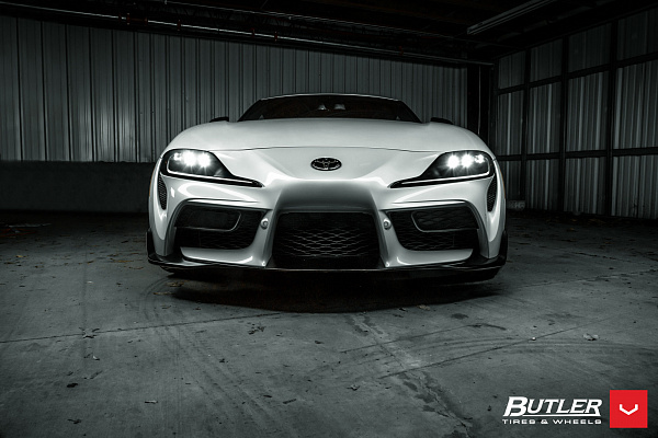 Фото дисков Vossen HF-2 Глянцевый тонированный лак на Toyota Supra A90