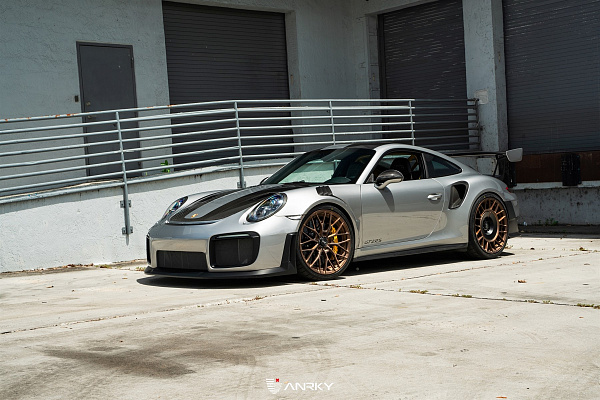 Фото дисков Anrky AN20 Aerosport Сатиновая бронза на Porsche 911 VIII