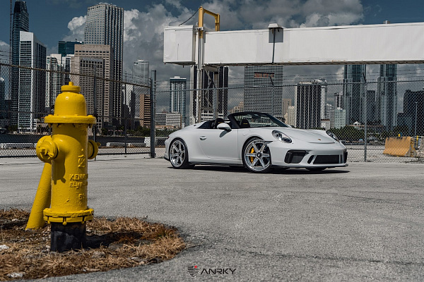 Фото дисков Anrky AN36-S Полированный лак на Porsche 911 VII