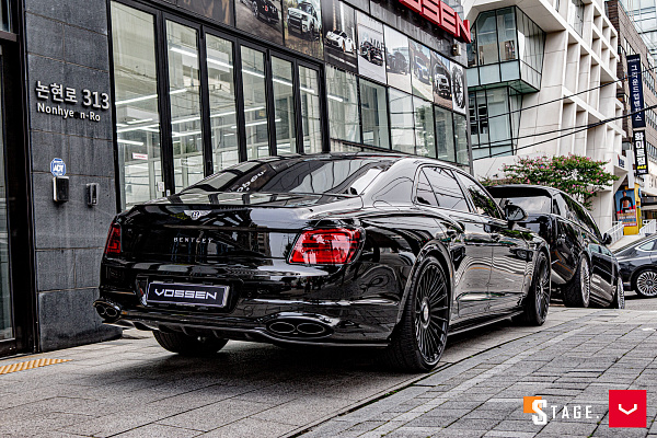 Фото дисков Vossen HF-8 Черный сатин на Bentley Flying Spur III