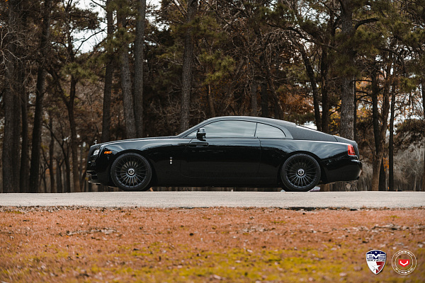 Фото дисков Vossen S17-13 Черный сатин на Rolls-Royce Wraith