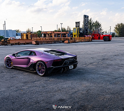 Фото дисков Anrky S3-X0 на Lamborghini Aventador