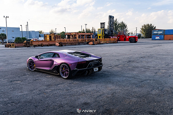 Фото дисков Anrky S3-X0 Другой цвет на Lamborghini Aventador