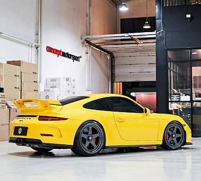 Фото дисков HRE 305 на Porsche 911 VII
