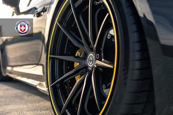Фото дисков HRE S104SC Черный сатин на Porsche 911 VIII