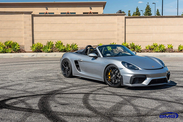 Фото дисков HRE FF11 Черный сатин на Porsche Cayman II