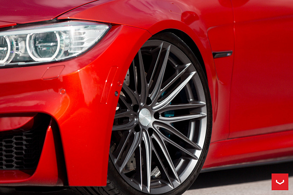 Фото дисков Vossen VFS-4 Глянцевый графит на BMW 3/M3 (F3x/F80)