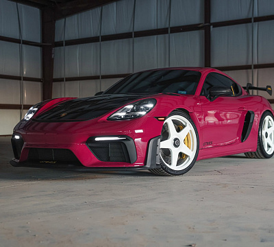 Фото дисков Brixton Forged TR04 на Porsche Cayman III
