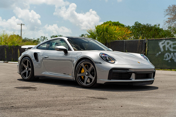 Фото дисков HRE 305M Сатиновый темный лак на Porsche 911 VIII