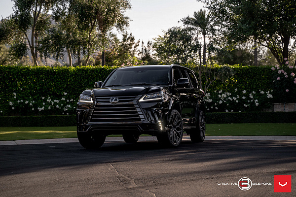 Фото дисков Vossen HF-2 Сатиновый графит на Lexus LX III