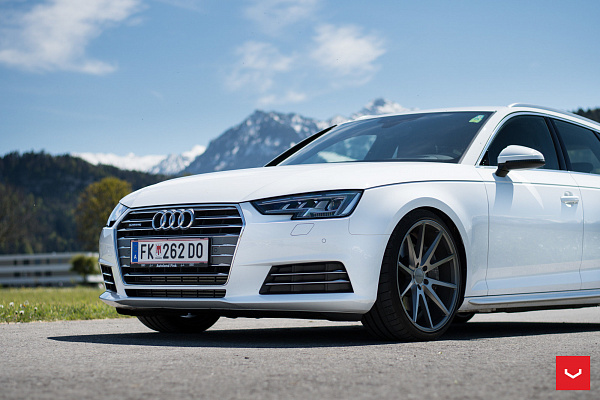 Фото дисков Vossen VFS-1 Сатиновый графит на Audi A/S/RS 4 (B9)