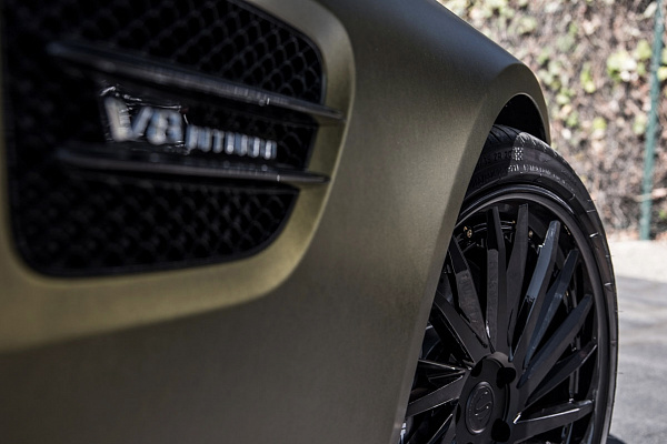 Фото дисков Savini SV64 Черный сатин на Mercedes-Benz AMG GT I