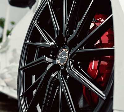Фото дисков Vossen HF-4T на Porsche Taycan I