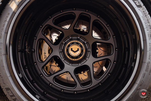 Фото дисков Vossen GEN-02 (3-piece) Черный сатин на Porsche 911 VI