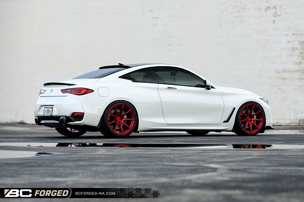 Фото дисков BC Forged RZ39 Красный глянец на Infiniti Q60 II