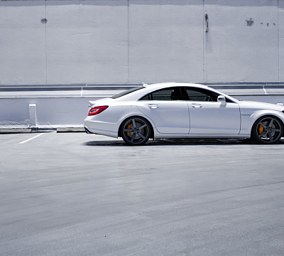 Фото дисков Vossen CV3 на Mercedes-Benz CLS (C218)
