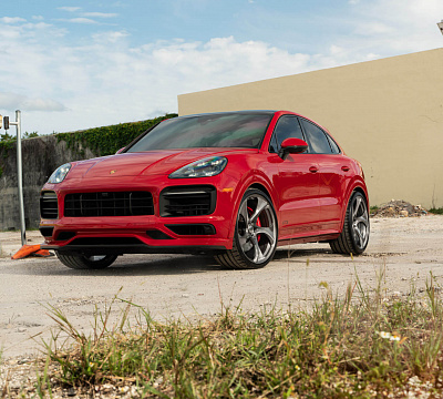 Фото дисков HRE 522M на Porsche Cayenne III