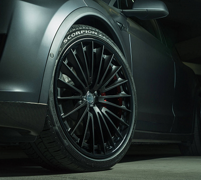 Фото дисков HRE S209H на Tesla Model X