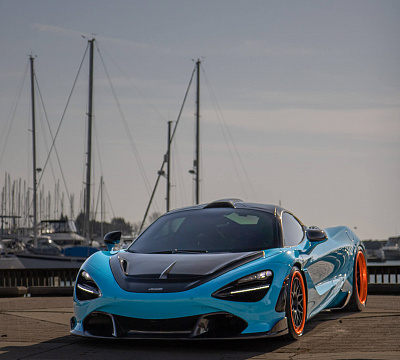 Фото дисков HRE 300 на McLaren 720S