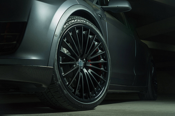 Фото дисков HRE S209H Черный сатин на Tesla Model X