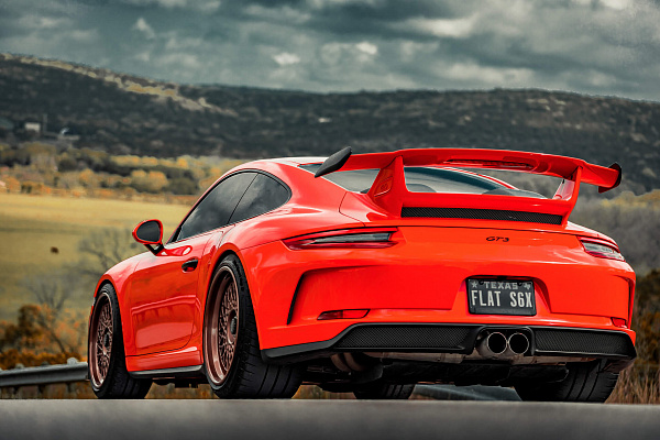 Фото дисков HRE 501 Глянцевая темная медь на Porsche 911 VII