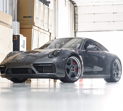 Фото дисков HRE 527 на Porsche 911 VIII