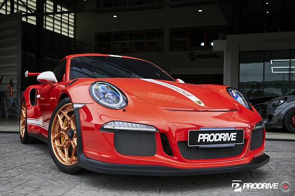 Фото дисков Vossen EVO-4R (3-Piece) Глянцевая медь на Porsche 911 VIII