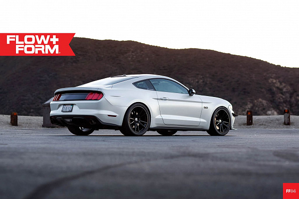 Фото дисков HRE FF04 Черный глянец на Ford Mustang VI