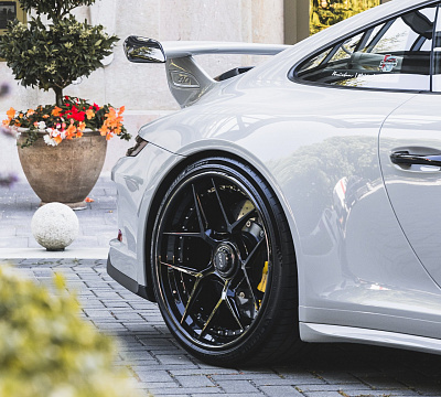 Фото дисков Brixton Forged PF7 на Porsche 911 VII