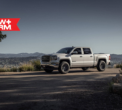 Фото дисков HRE FT1 на GMC Sierra III